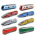 thumbnail image 1 of Jouet de Train Simulé avec Son et Lumière Inertiels, Modèle de Voiture, Train à Grande Vitesse, Métro, Jouets Éducatifs pour Enfants, 1 of 5