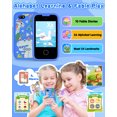 thumbnail image 5 of Kids Smart Phone for Boys Touchscreen Kids Phone Unicorn Gifts for Boys Age 6-8 with Dual Camera Music Game Learning Toy Phone Christmas Birthday Gifts for 3 4 5 6 7 8 Year Old Girls with 8G SD Card, 5 of 8