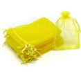 thumbnail image 1 of GHSDFBB ® 100pcs Drawstring Organza Jewelry Candy Pouch Party Wedding Favor Gift Bags (6x8", Yellow), 1 of 7