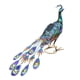thumbnail image 5 of Luz Solar Al Aire Libre Del Pavo Real Luz Vívida De La Escultura Del Pavo Real Luz De La Decoración Del Jardín Para El Césped Del Patio, 5 of 7