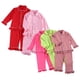 thumbnail image 2 of Ropa de dormir de algodón unicolor para bebé, Conjunto de pijama de manga larga con botones, color rojo, ideal para Navidad, gran oferta, 2 of 4