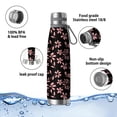thumbnail image 4 of Floral 29oz Stainless Steel Insulated Thermos with Tea Filter, 360° Printed Travel Bottle, Leakproof BPA-Free,Anti-Slip Base, 304 Inner & 201 Outer, Vacuum Cup,Thanksgiving,Christmas, Spring,Flower, 4 of 6