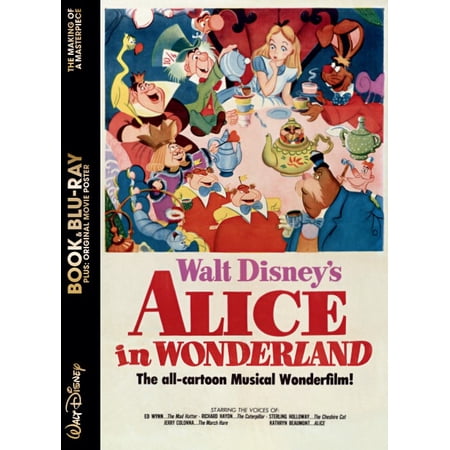 DISNEY BOOK DVD ALICE