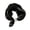 Black, variant on Elegant Closure Silk Scarf Neck Warmer Square Shawl For Satin Everyday Wear ,White