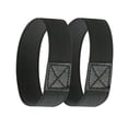 thumbnail image 4 of 2 correas elásticas para zapatos, cordones antisueltos, correas de tobillo, bandas elásticas de repuesto para zapatos planos y de cuero. negro, 4 of 8