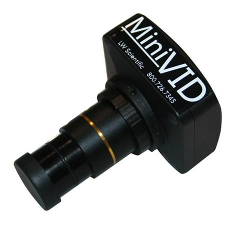 LW Scientific MiniVID USB 5MP Digital Eyepiece Camera - Black - Standard Size