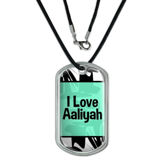 I Love Heart Name - Aaliyah - Dog Tag