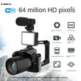 thumbnail image 2 of D5 HD wifi SLR camera 4K dual camera 64 million beauty digital camera night vision camera, 2 of 16