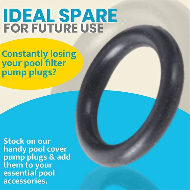 Paquete de 8 Tapones de Drenaje con Juntas Tóricas, Tapón de Bomba, Filtros de Piscina, Tapón de Bomba de Drenaje de Piscina de Repuesto SPX1700FG para