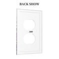 thumbnail image 2 of Disketp Purple Gold Marble Swirls Decorative Light Switch or Outlet Wall Plate with Safety Cover-Style S, 2 of 6