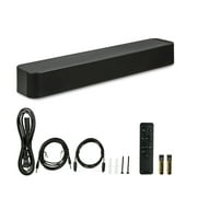 onn 20 Inch Bluetooth 2.1 Channel Soundbar with Multi-Color LED Lighting, Black