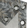 thumbnail image 3 of Ambesonne Vintage Grommet Curtain Single Panel, Rustic Branches Leaves, 50"x60", Brown Grey Coconut, 3 of 5