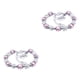 thumbnail image 1 of Brazalete Minnieouse de cristal de diamantes de imitación Ajustable para Niños Rosado 2Conjunto, 1 of 6