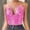 Pink, variant on Women's Tennis Tanks Women Chain Beading Tassel Sleeveless Backless Crop Top for Club Wear Top Sleeveless Tank Purple One Size