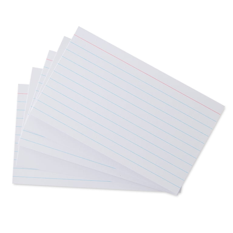 Heavyweight Ruled Index Cards, White, 3" x 5", 400 Count photo 6