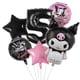 thumbnail image 1 of 6pcs Kuromi Tema Niña Fiesta De Cumpleaños Decoración Niños Globo Rosa 1 2 3 4st Baby Shower Suministros, 1 of 4