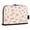 Tiny Red Floral Pattern, variant on Pencil Bag with Magnetic Foldable Base Large Capacity Stand-Up Pencil Case Durable Nylon Pen Pouch Spring Flowers and Hearts Pattern