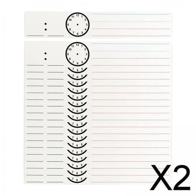Calendario de Bolsillo Hugo 20 Piezas Tarjetas de Borrado para Educación Temprana