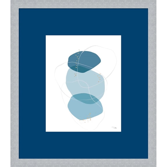 Great Art Now Organic Circles III by Pela, Framed Wall Art, 17.5W x 20.25H