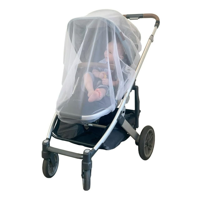 Jolly Jumper Baby Stroller & Playard Net | Soft Mesh Insect Netting with Elastic Hem | 98% UVA/UVB Protection & Breathable Design