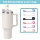 thumbnail image 4 of Hot Sale!4 PCS Straw Decoration Straw Tips Cover Straw Covers Cap For Reusable Straws Long-lasting Straw Protector, 4 of 5