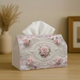 thumbnail image 6 of PU Leather Waterproof Tissue Box Cover Used for Home Living Room Bedroom Kitchen, 6 of 9