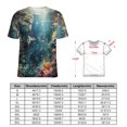 thumbnail image 2 of Mermaid Glitter Fish Scale Girls T Shirts Basic T-Shirt Short Sleeve Ladies Tee Shirt Summer Graphic Clothing, 2 of 6