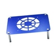 thumbnail image 3 of Base de enfriamiento para enrutadores, soporte para decodificador de TV, soporte portátil multifunción, estante de enfriamiento para enrutadores, para Azul, 3 of 8