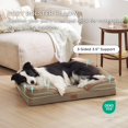 thumbnail image 4 of Orthopedic Dog Bed for Medium Dogs - Waterproof Dog Sofa Beds Medium, Supportive Foam Pet Couch Bed with Removable Washable Cover, Waterproof Lining and Nonskid Bottom, Grey, 28"x23"x6.5", 4 of 5