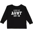 thumbnail image 3 of Inktastic I Love My Aunt with Arrow Boys or Girls Long Sleeve Toddler T-Shirt, 3 of 5