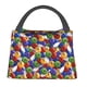 thumbnail image 1 of Easygdp Bowling Colorful Bolsa de Almuerzo Insulada Reutilizable, Bolsa de Mano y Bandolera para Oficina, Trabajo, Viajes, 1 of 6
