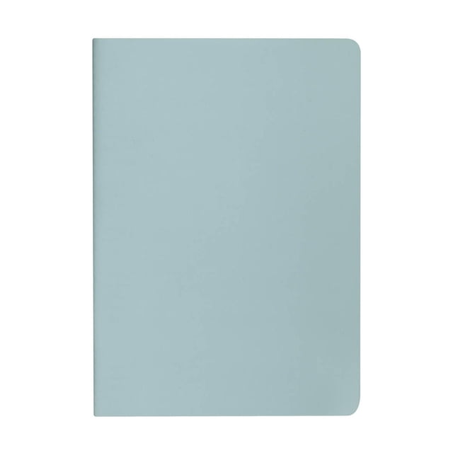 Libreta con 20 hojas de raya, papel resistente al agua y terminado soft azul 14 x 20.5