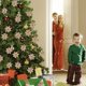 thumbnail image 5 of 20 flores artificiales de Navidad con clip, flores de Pascua navideñas con decoraciones en polvo de purpurina para guirnalda de árbol de Navidad, guirnalda de Navidad, decoración del hogar (champán), 5 of 5