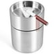 thumbnail image 1 of Stainless Steel Car Ashtray Smokeless Auto Cigarette Ashtray Ash Holder Creative Windproof Business, 1 of 5