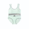 thumbnail image 4 of HuaAngel 10-Pack Girls Training Bralette and Hipster Panties Teens Wireless Bras Comfortable Cotton Suitable for Girls from 66-110lbs, 4 of 8