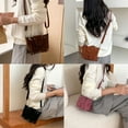 thumbnail image 2 of FENOHREFE Fashionable Fringed Shoulder Bag for Women Faux Suedes Tassels Mini Crossbody Purse for Casual Outings or Commuting, 2 of 8