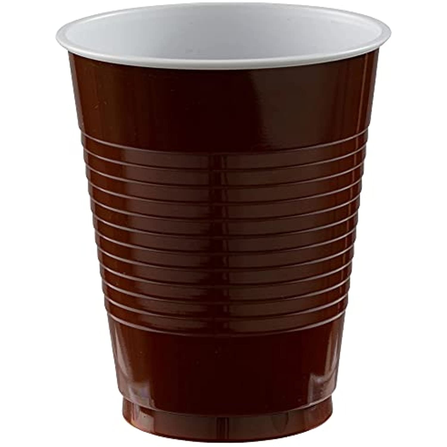 Amscan 436800.111 12 oz. Big Party Plastic Cups - Chocolate Brown - Pack of  1000, 1000 - Kroger