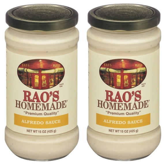 Raos Homemade Alfredo Pasta Sauce, 15 Ounce (Pack of 2)