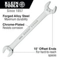 thumbnail image 2 of Llave Klein Tools 68462 de 1,3 cm y 1,4 cm con extremo abierto, 2 of 2