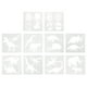 thumbnail image 5 of 10 unids pintura artesanía plantilla pared diy tela decoración decoración dinosaur plantilla plantilla plantilla, 5 of 5