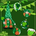 thumbnail image 5 of BOBOMOTI St Patricks Day Decorations Clearance Green St Patricks Gnome Plush Tomte Elf Doll Saint Patrick's Day Irish Decorations Table Ornament, 5 of 6