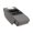 Gray, variant on Auto Center Console Armrest Cover Cushion With Double USB Power Outlets And Storage Solution For Driver