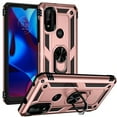 thumbnail image 1 of CoverON For Motorola Moto G Power 2022 Ring Case, Kickstand Rugged Phone Cover Magnetic Car Mount Compatible - Rose Gold Pink, 1 of 9