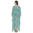 thumbnail image 4 of Moomaya Hooded Caftan For Women's Long Printed Bikini Cover Up Summer Turkish Beachwear-3642, 4 of 7