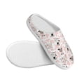 thumbnail image 3 of Daiia Cute Cartoon Cows Print Women’s Fuzzy Slippers Memory Foam Lightweight House Shoes Cozy Loafer Flannel House Shoes-35/36, 3 of 7