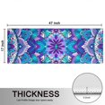 thumbnail image 5 of Kitchen Rugs Sets Of 2,Purple Ethnic Mandala Pattern Anti Fatigue Kitchen Mat Rugs Non Slip Washable,Decorative Kitchen Floor Mats for Kitchen,Sink,Laundry,17"X47", 5 of 5
