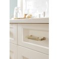 thumbnail image 2 of Amerock Balata 3 inch (76mm) Center-to-Center Golden Champagne Cabinet Pull, 2 of 6
