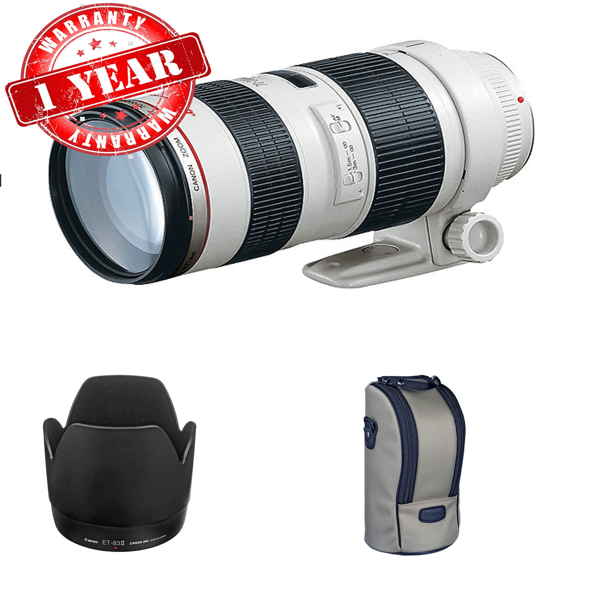 Canon EF 70-200mm f/2.8L USM Zoom Lens - Walmart.com