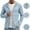Blue, variant on Men's Breathable Mesh Sun Protection Jacket with Hood and Full Zip Featuring Lightweight Cooling Fabric and Thumb Holes for Hiking Running Fishing Travel Light Gray S