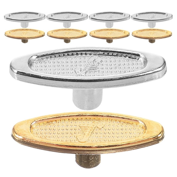 Soimiss 10Pcs Assorted Color Metal Music Box Movements Keys Replacement for Home Decor and Crafting